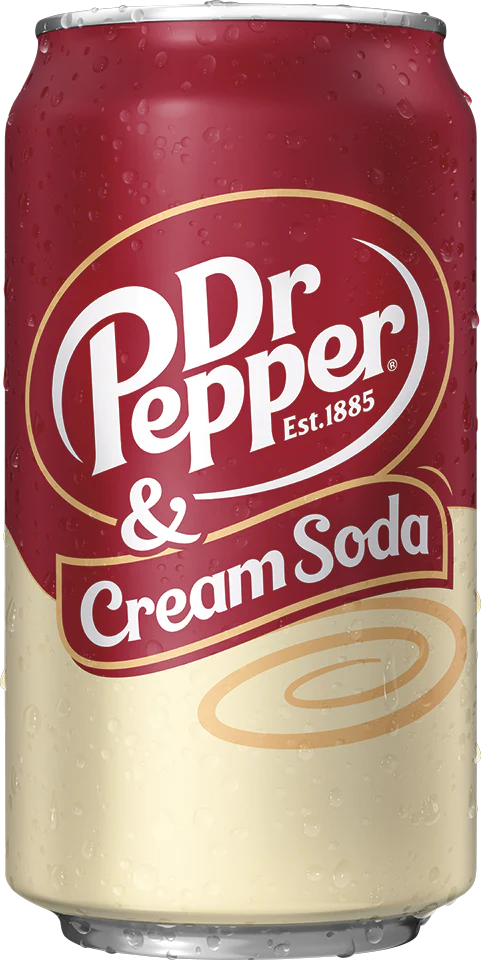 Cans Dr Pepper Cream Soda 355ML